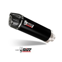 SISTEMA COMPLETO MIVV GP NEGRO ACERO INOXIDABLE COPA DE CARBONO VOGE BRIVIDO 125 R 2023-2024