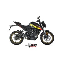 SISTEMA COMPLETO MIVV GP NEGRO ACERO INOXIDABLE COPA DE CARBONO VOGE BRIVIDO 125 R 2023-2024