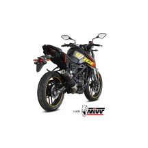 SISTEMA COMPLETO MIVV GP NEGRO ACERO INOXIDABLE COPA DE CARBONO VOGE BRIVIDO 125 R 2023-2024