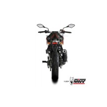 SISTEMA COMPLETO MIVV GP NEGRO ACERO INOXIDABLE COPA DE CARBONO VOGE BRIVIDO 125 R 2023-2024