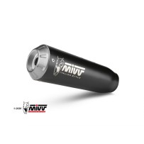 SISTEMA COMPLETO MIVV X-M1 ACERO INOXIDABLE NEGRO ZONTES ZT 125 GK 2021-2024