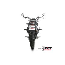 SISTEMA COMPLETO MIVV X-M1 ACERO INOXIDABLE NEGRO ZONTES ZT 125 GK 2021-2024