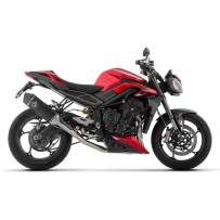 SISTEMA COMPLETO DE ALUMINIO DARK ARROW HOMOLOGADO TRIUMPH STREET TRIPLE 765 RS 2023-2024
