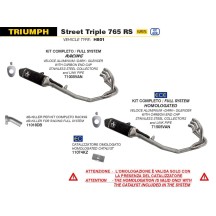 SISTEMA COMPLETO DE ALUMINIO DARK ARROW HOMOLOGADO TRIUMPH STREET TRIPLE 765 RS 2023-2024
