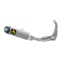 SISTEMA COMPLETO INDY RACE FLECHA DE TITANIO KAWASAKI Z 650 / NINJA 650 2021-2023