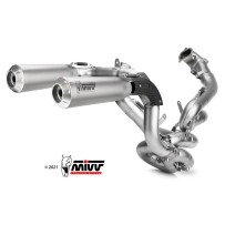ESCAPE COMPLETO EVO ALTO X-M1 MIVV TITANIO DUCATI PANIGALE V2 2020-2024