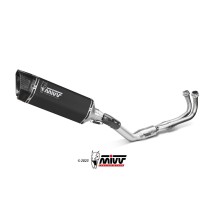 ESCAPE COMPLETO SR-1 MIVV ACERO INOXIDABLE NEGRO YAMAHA T-MAX 560 2022-2024