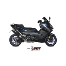 ESCAPE COMPLETO SR-1 MIVV ACERO INOXIDABLE NEGRO YAMAHA T-MAX 560 2022-2024