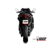 ESCAPE COMPLETO SR-1 MIVV TITANIO NEGRO YAMAHA T-MAX 560 2022-2024