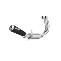 ESCAPE COMPLETO ESTÁNDAR X-M1 NEGRO ACERO INOXIDABLE NEGRO MIVV KEEWAY RKF 125 2021-2024