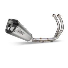 ESCAPE COMPLETO 2X1 MIVV DELTA RACE ACERO INOX CARBONO YAMAHA MT-07 / FZ-07 2021-2024