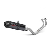 ESCAPE COMPLETO OVALADO NEGRO ACERO INOXIDABLE MIVV KAWASAKI VERSYS 650 2021-2023