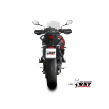 SISTEMA COMPLETO DELTA RACE ACERO INOXIDABLE NEGRO MIVV TRIUMPH TIGER SPORT 660 2021-2023