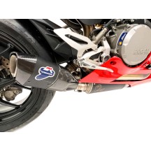 ESCAPE LATERAL COMPLETO + UPMAP TERMIGNONI ACERO TITANIO DUCATI PANIGALE V2