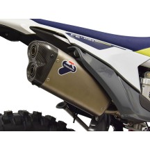 ESCAPE COMPLETO TERMIGNONI ACERO CARBONO HUSQVARNA FE 450 2020-2021