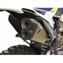 ESCAPE COMPLETO TERMIGNONI ACERO CARBONO HUSQVARNA FE 250 2020-2021