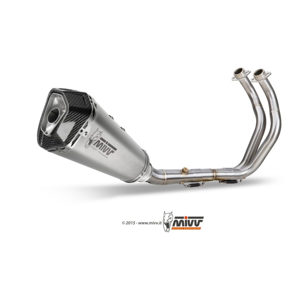 ESCAPE COMPLETO 4X2X1 DELTA RACE MIVV ACERO INOXIDABLE KAWASAKI ZX-10 R 2016-2024 ESCAPE COMPLETO 4X2X1 DELTA RACE MIVV ACERO INOXIDABLE KAWASAKI ZX-10 R 2016-2024
