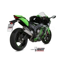 ESCAPE COMPLETO 4X2X1 DELTA RACE MIVV ACERO INOXIDABLE KAWASAKI ZX-10 R 2016-2024