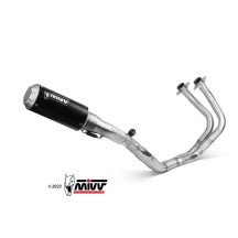 ESCAPE COMPLETO 2X1 MIVV MK3 NEGRO ACERO INOXIDABLE KAWASAKI Z 650 2017-2023