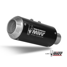 ESCAPE COMPLETO 2X1 MIVV MK3 NEGRO ACERO INOXIDABLE KAWASAKI Z 650 2017-2023