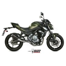 ESCAPE COMPLETO 2X1 MIVV MK3 NEGRO ACERO INOXIDABLE KAWASAKI Z 650 2017-2023