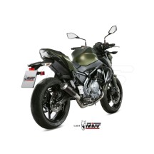 ESCAPE COMPLETO 2X1 MIVV MK3 NEGRO ACERO INOXIDABLE KAWASAKI Z 650 2017-2023