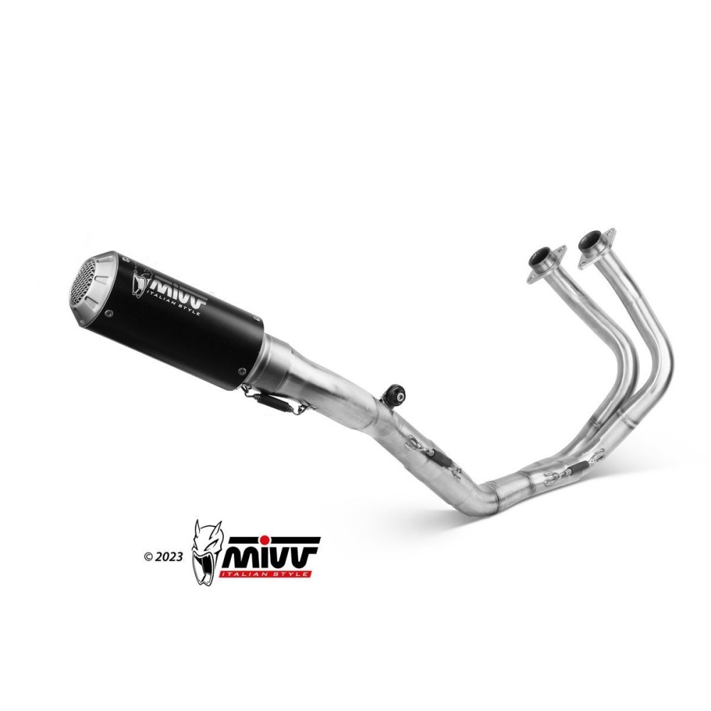 ESCAPE COMPLETO 2X1 MIVV MK3 NEGRO ACERO INOXIDABLE KAWASAKI NINJA 650 2017-2023 ESCAPE COMPLETO 2X1 MIVV MK3 NEGRO ACERO INOXIDABLE KAWASAKI NINJA 650 2017-2023