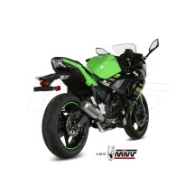 ESCAPE COMPLETO 2X1 MIVV MK3 ACERO INOXIDABLE KAWASAKI NINJA 650 2017-2023