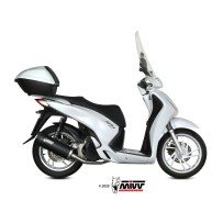 ESCAPE COMPLETO MIVV MOVER ACERO INOXIDABLE NEGRO HONDA SH 125 / 150 2013-2016