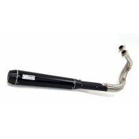 REBEL ARROW ESCAPE COMPLETO ACERO ALUMINIO OSCURO KAWASAKI VULCAN S 650 21-24