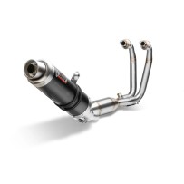 ESCAPE COMPLETO ALTO ACERO INOXIDABLE MIVV GP NEGRO ZONTES ZT 125 U / G1 2021-2024