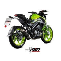 ESCAPE COMPLETO ESTÁNDAR MIVV GP ACERO INOXIDABLE NEGRO KEEWAY RKF 125 2021-2024