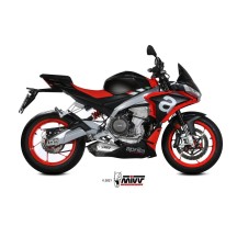 ESCAPE COMPLETO 2X1 DELTA RACE ACERO INOXIDABLE MIVV APRILIA TUONO 660 2021-2024