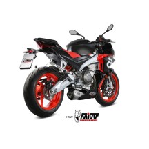 ESCAPE COMPLETO 2X1 DELTA RACE ACERO INOXIDABLE MIVV APRILIA TUONO 660 2021-2024