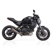 2 EN 1 ESCAPE COMPLETO MONTAJE BAJO QD DUCATI MONSTER 797 2017+