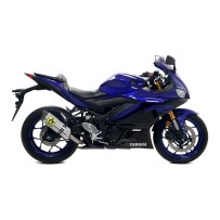 KIT DE ESCAPE COMPLETO COMPETITION EVO INOX TITANIUM ARROW YAMAHA YZF R3 2019-2020