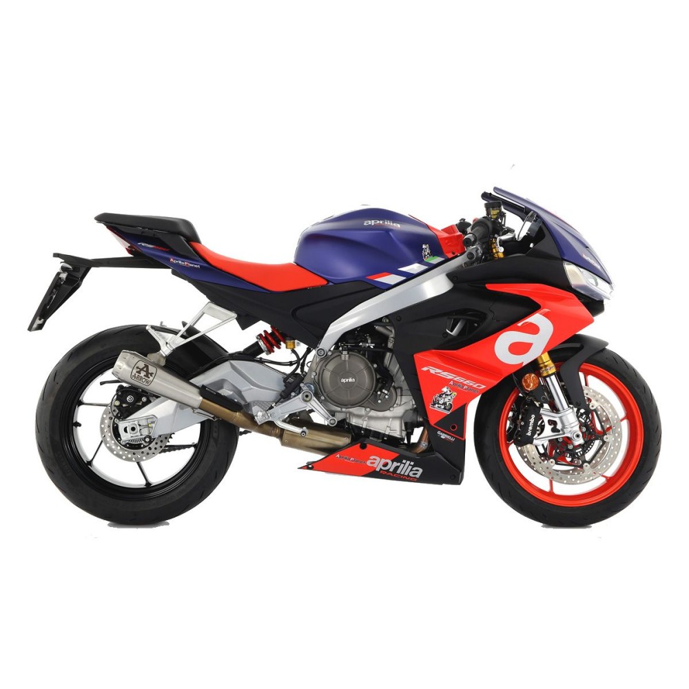 ESCAPE COMPETITION EVO TITANIUM ARROW COMPLETO APRILIA RS 660 2020-2022 ESCAPE COMPETITION EVO TITANIUM ARROW COMPLETO APRILIA RS 660 2020-2022