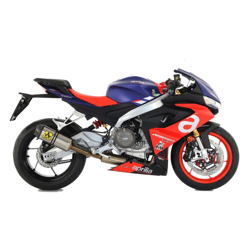 ESCAPE COMPLETO RACING COMPETITION TITANIUM CARBON ARROW APRILIA RS 660 2020-2022 ESCAPE COMPLETO RACING COMPETITION TITANIUM CARBON ARROW APRILIA RS 660 2020-2022