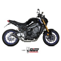 ESCAPE COMPLETO MIVV ALTO X-M1 NEGRO ACERO INOXIDABLE YAMAHA MT-09 / FZ-09 2021-2023