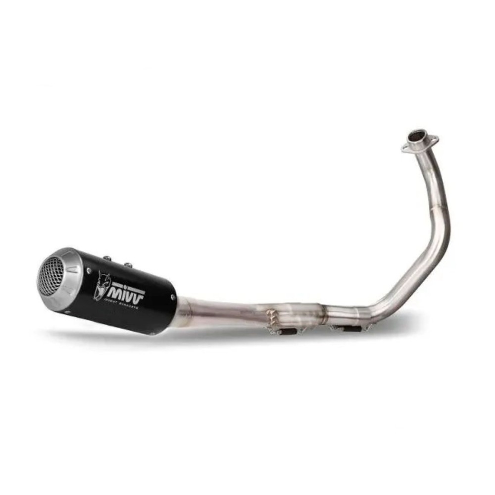 ESCAPE COMPLETO ESTÁNDAR MIVV MK3 ACERO INOXIDABLE NEGRO HONDA CB 125 R 2021-2024 ESCAPE COMPLETO ESTÁNDAR MIVV MK3 ACERO INOXIDABLE NEGRO HONDA CB 125 R 2021-2024