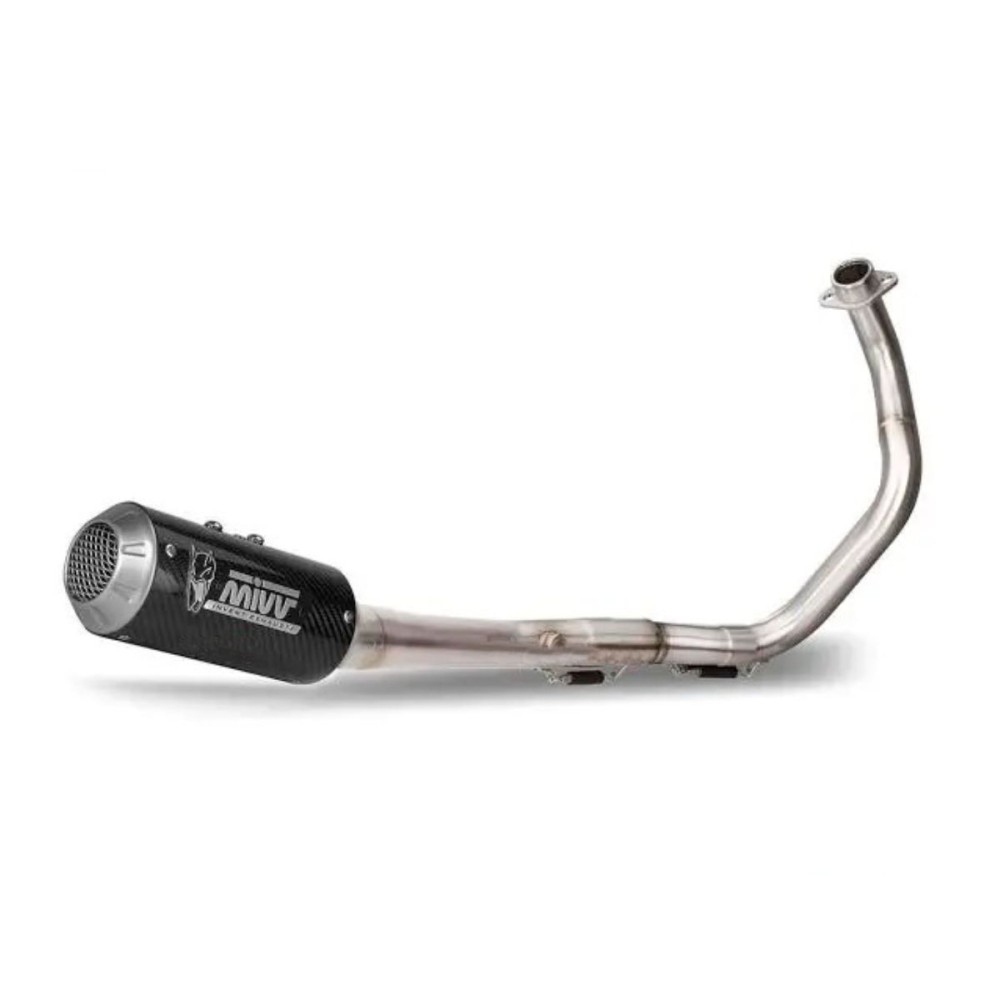 ESCAPE COMPLETO ALTO CARBONO MIVV MK3 HONDA CB 125 R 2021-2024 ESCAPE COMPLETO ALTO CARBONO MIVV MK3 HONDA CB 125 R 2021-2024