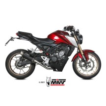 ESCAPE MIVV GP PRO ALTO COMPLETO ACERO INOXIDABLE NEGRO HONDA CB 125 R 2021-2024