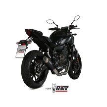 ESCAPE COMPLETO 2X1 GP PRO NEGRO ACERO INOXIDABLE MIVV YAMAHA MT-07 / FZ-07 2021-2024