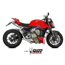 ESCAPE COMPLETO BAJO SILLÍN MIVV X-M1 TITANIO DUCATI STREETFIGHTER V4 2020-2022