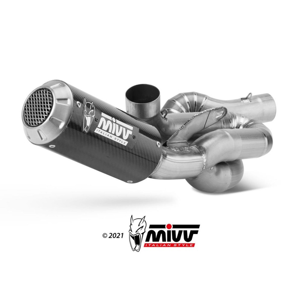 ESCAPE COMPLETO EVO MIVV MK3 CARBONO DUCATI STREETFIGHTER V4 2020-2022