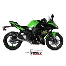 ESCAPE COMPLETO 2X1 MIVV GP PRO INOX NEGRO KAWASAKI NINJA 650 2017-2023