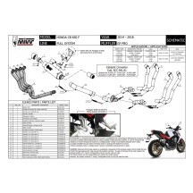 ESCAPE COMPLETO MIVV GP PRO CARBONO HONDA CB 650 F 2014-2018