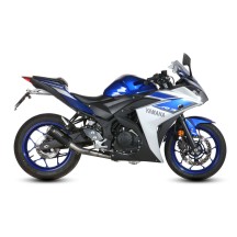 ESCAPE COMPLETO MIVV POWER STEEL MK3 ACERO INOXIDABLE NEGRO YAMAHA YZF R3 2015-2024