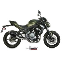 ESCAPE COMPLETO 2X1 MIVV GP PRO INOX NEGRO KAWASAKI Z650 2017-2023