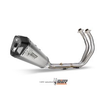 ESCAPE COMPLETO 2X1 MIVV DELTA RACE INOX CARBONO YAMAHA MT-07 2014-2020
